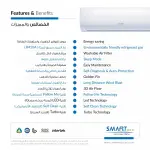 Smart Gold Split Air Conditioner, Cooling Capacity: 24,000 BTU - Cold