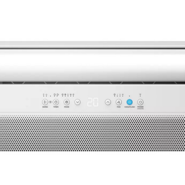 مكيف شباك انفرتر ميديا سعة تبريد 18.000 وحدة (روتاري) واي فاي-تنظيف ذاتي-ريموت-4 اتجاهات