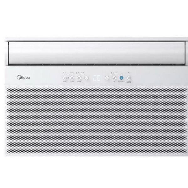 مكيف شباك انفرتر ميديا سعة تبريد 20.500 وحدة (روتاري) واي فاي-تنظيف ذاتي-ريموت-4 اتجاهات